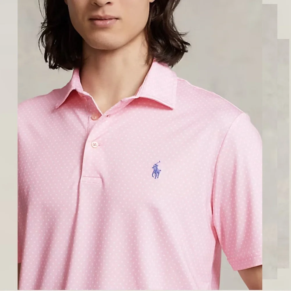 Polo by Ralph Lauren Pink Polo Shirt with Blue Pony